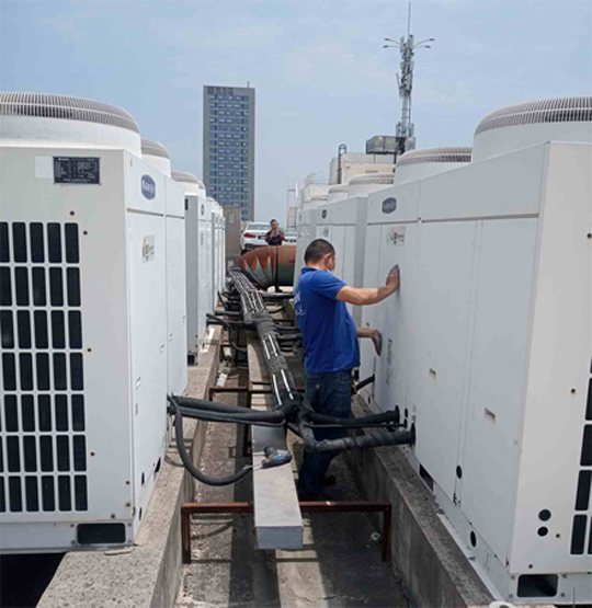 天津市中央空调制热和不制冷系统维修方法